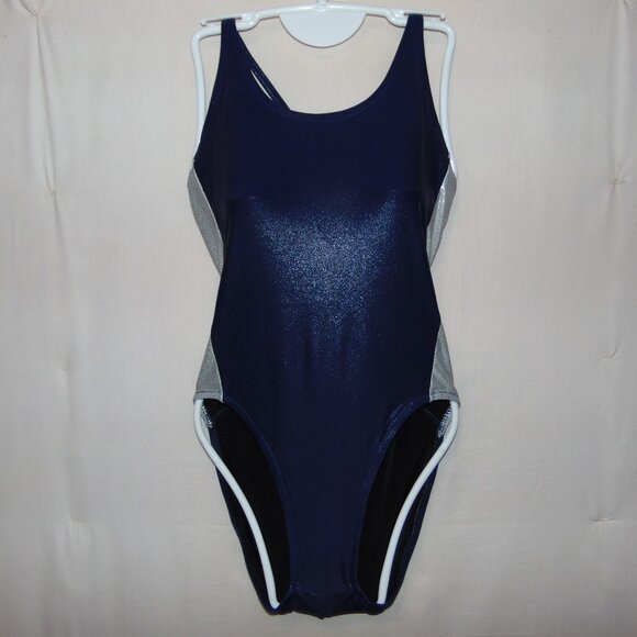 SS Blue and Silver Swimsuit 32 - Picture 1 of 7